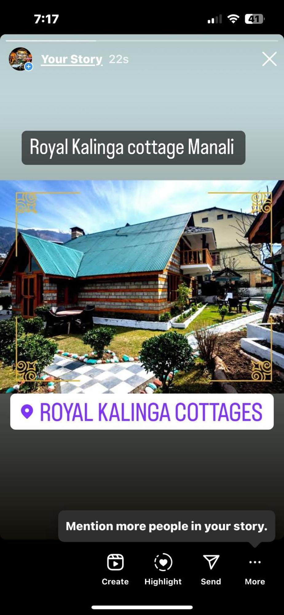 Royal Kalinga Cottages Manali  Exterior photo
